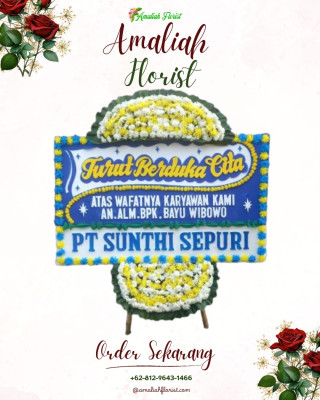 Papan Bunga Duka di Prabu