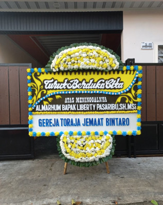 Papan Bunga Duka di Prabu