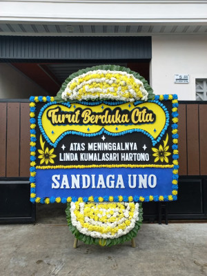 Papan Bunga Duka di Prabu